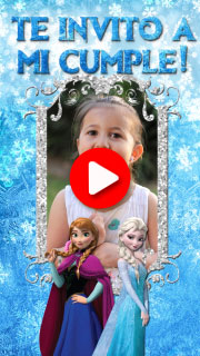 Video invitacion de Frozen