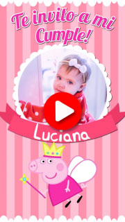 Video invitacion de peppa pig