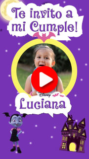 Video invitacion de vampirina